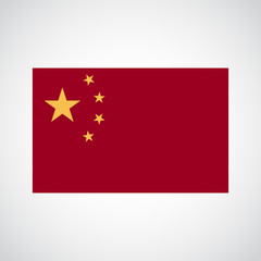 Flag of China Vector Illustration