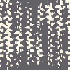 Abstract grunge vector background. Monochrome raster composition of irregular graphic elements. Created using handmade camera-less photographic prints.
