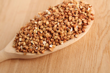 Grains of buckwheat