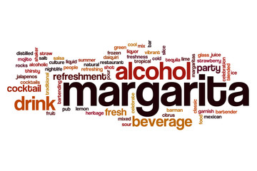 Margarita word cloud