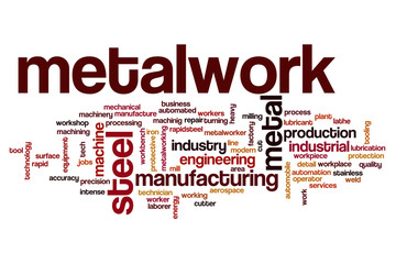 Metalwork word cloud