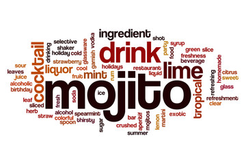 Mojito word cloud