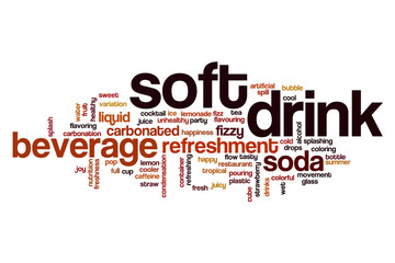 Soft drink word cloud