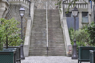 escalier de Montmartre