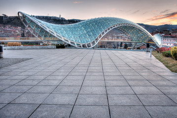 The Bridge of Peace in Tbilisi 