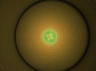 Abstract light brown circle fractal