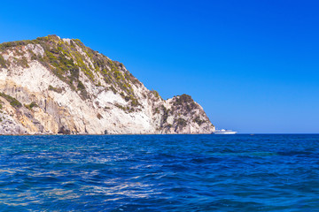 Marathonisi islet near Greek island Zakynthos