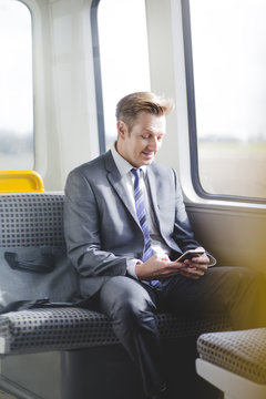 Businessman on the Train