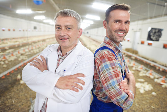 Portrait of vet and farm owner