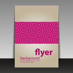 Flyer or Cover Design with Circles
