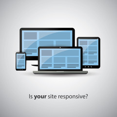 Responsive Web Design Concept - Is Your Site Responsive?