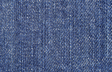 Jeans background. Blue denim fabric texture close up. 