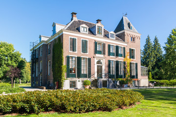 Fototapeta na wymiar Manor estate Boekesteyn in 's Graveland, Gooi district, Netherlands