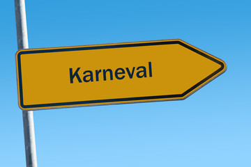 Schild 65 - Karneval