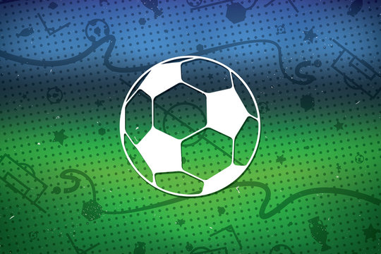 Soccer / Football Background. Vector Illustration.