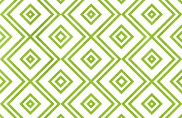 Geometrical pattern in green color.