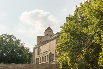 Obraz premium Belgrade, Serbia - July 29, 2014: Among the walls of the Kalemegdan fortress