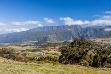 Fototapeta na wymiar Paysage de la Réunion Paysage et découverte de l'ile de la Réunion