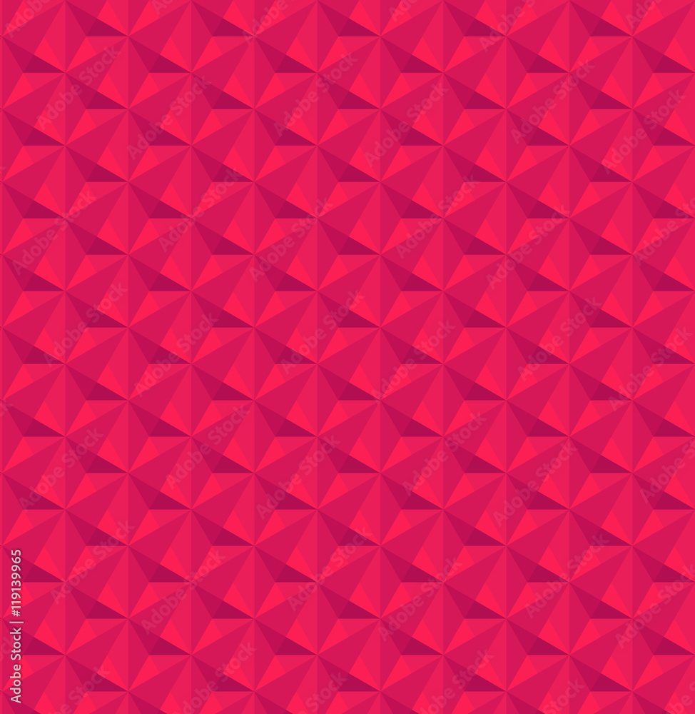 Poster red bright polygon pattern background