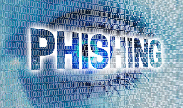 Phishing auge mit matrix blickt auf betrachter konzept