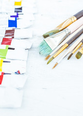 Artist paint brushes