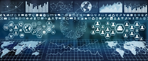 Digital charts and screen interface