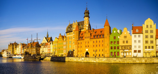 Gdansk,Poland,may 2015:Cityscape of Gdansk in Poland
