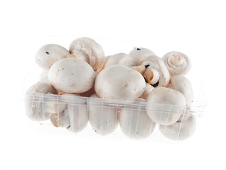 a pack of button mushrooms