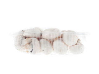 a pack of button mushrooms