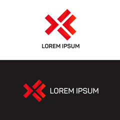 Ornamentation elements company logo icon sign vector design