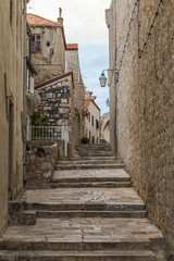 Fototapeta na wymiar Streets of Dubrovnik Old Town