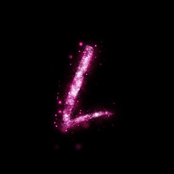 Sparkles Letter l