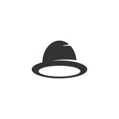 Hat icon isolated on white background