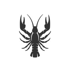 Lobster icon isolated on white background