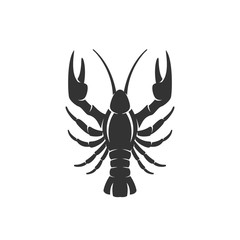 Lobster icon isolated on white background