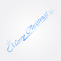 Merry Christmas  lettering