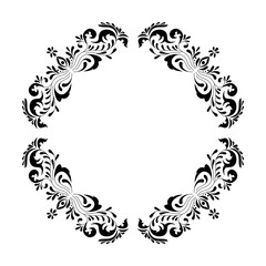 Decorative square frame vintage style for greeting, invitation, announcement