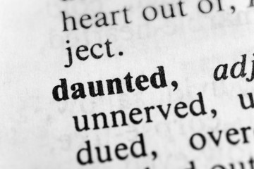 Obraz premium Daunted