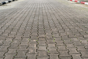 Fototapeta premium Concrete block floor