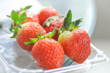 strawberry in the box