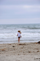 girl on a beach