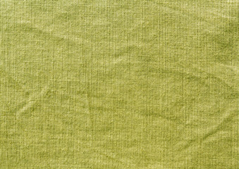 Grungy yellow textile cloth texture.