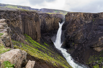 Litlanesfoss waterfall
