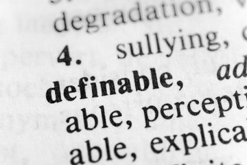 Definable