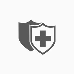 Fototapeta premium medical shield icon