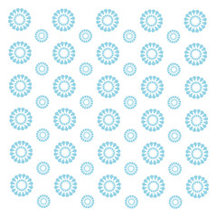 flowers wallpaper background pattern shape abstract geometry icon. Colorful design. Vector illustration