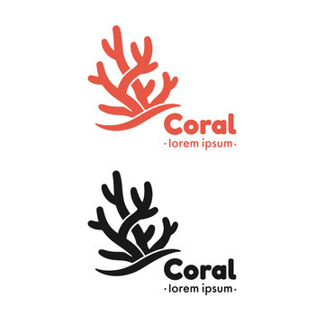 Coral Silhouette Vector