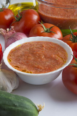 Gazpacho typical food spanish