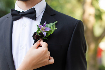 Wedding, just married