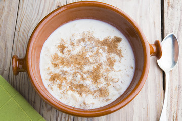 rice with milk and cinnamon